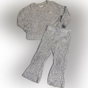 GAP Gray Knit Toddler Sweater Set 2T